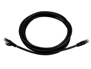 PowerPRO Black Cat.5e U/UTP Patch Cord - PVC